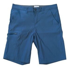 Weatherproof Regular Fit Blue Cargo Shorts Size 34